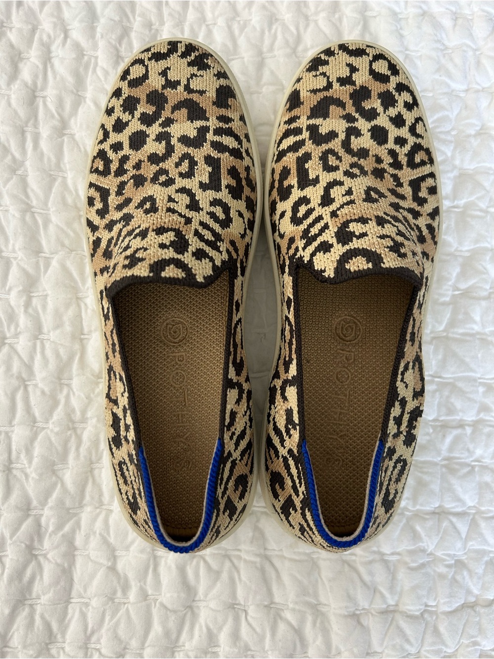 Rothy's Leopard-Print Slip-On Sneaker